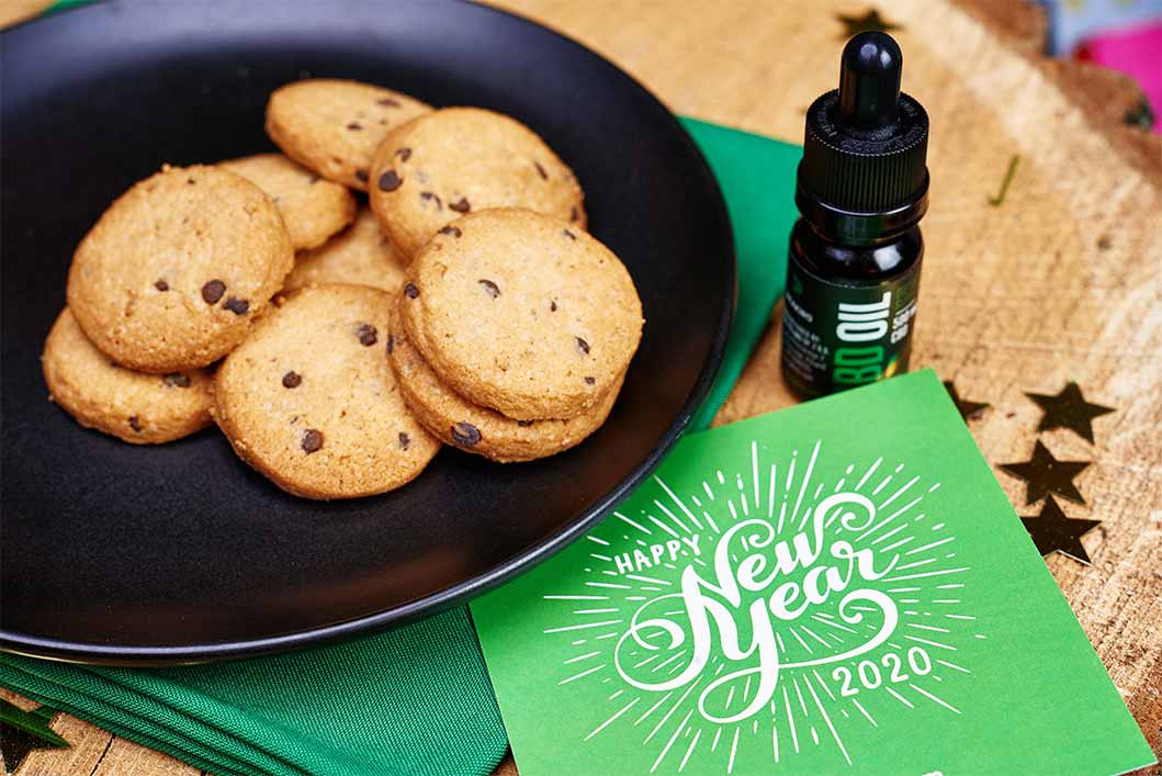 Christmas CBD cookies