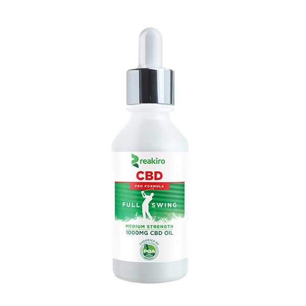 Huile CBD 10% Sport Pro Formula pour golfeurs