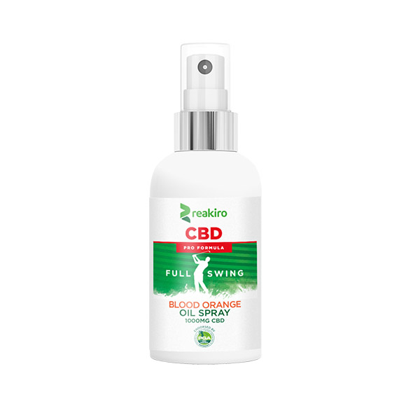 CBD Golf Pro Formula Oil Spray Blood Orange 1000 mg