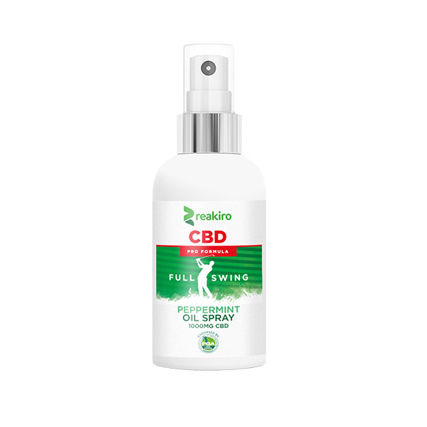 CBD Golf Pro Formula Oil Spray Peppermint 1000 mg