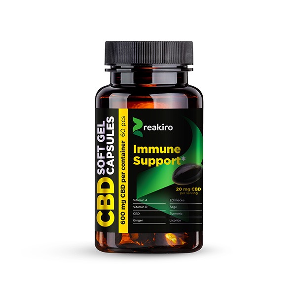 Capsules soutien immunitaire de CBD