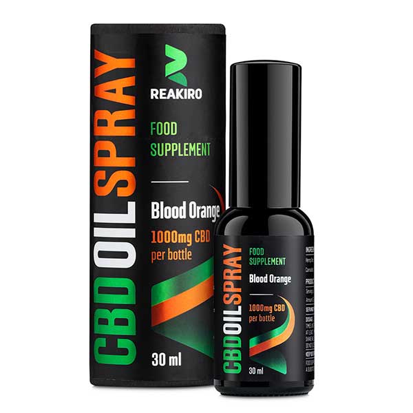 CBD Oil Spray Blood Orange 1000mg