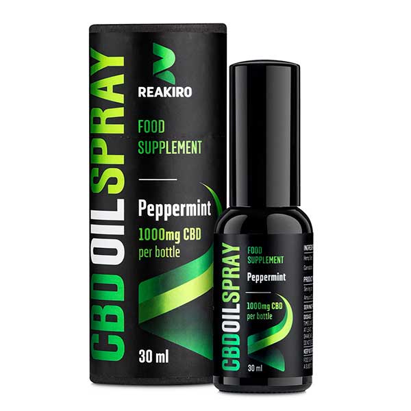 CBD Oil Spray Peppermint 1000mg